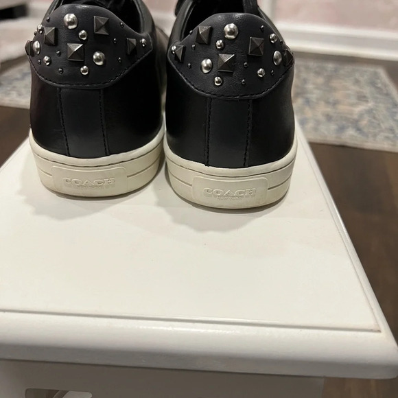 Coach Midnight Leather Porter Sneaker w/ NYC Patch - Picture 5 of 11